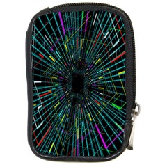 Colorful Geometric Electrical Line Block Grid Zooming Movement Compact Camera Cases