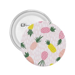 Pineapple Rainbow Fruite Pink Yellow Green Polka Dots 2 25  Buttons by Mariart