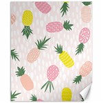 Pineapple Rainbow Fruite Pink Yellow Green Polka Dots Canvas 16  x 20   15.75 x19.29  Canvas - 1