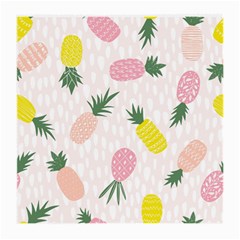 Pineapple Rainbow Fruite Pink Yellow Green Polka Dots Medium Glasses Cloth by Mariart