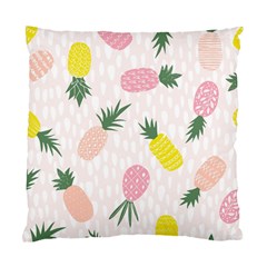 Pineapple Rainbow Fruite Pink Yellow Green Polka Dots Standard Cushion Case (one Side)