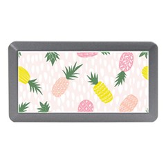 Pineapple Rainbow Fruite Pink Yellow Green Polka Dots Memory Card Reader (mini) by Mariart