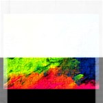 Neon Rainbow Green Pink Blue Red Painting Rectangular Jigsaw Puzzl Front