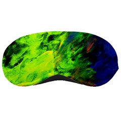 Neon Rainbow Green Pink Blue Red Painting Sleeping Masks