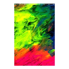 Neon Rainbow Green Pink Blue Red Painting Shower Curtain 48  X 72  (small)  by Mariart