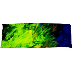 Neon Rainbow Green Pink Blue Red Painting Body Pillow Case (dakimakura) by Mariart