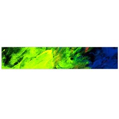 Neon Rainbow Green Pink Blue Red Painting Flano Scarf (large) by Mariart