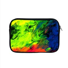 Neon Rainbow Green Pink Blue Red Painting Apple Macbook Pro 15  Zipper Case by Mariart