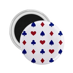 Playing Cards Hearts Diamonds 2 25  Magnets by Mariart