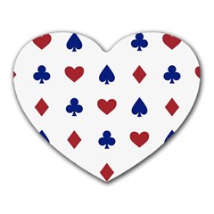 Playing Cards Hearts Diamonds Heart Mousepads