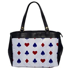 Playing Cards Hearts Diamonds Office Handbags by Mariart