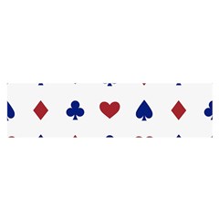 Playing Cards Hearts Diamonds Satin Scarf (oblong) by Mariart