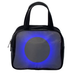 Pure Energy Black Blue Hole Space Galaxy Classic Handbags (one Side) by Mariart