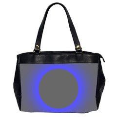 Pure Energy Black Blue Hole Space Galaxy Office Handbags (2 Sides)  by Mariart