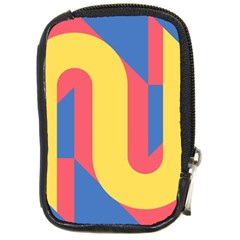 Rainbow Sign Yellow Red Blue Retro Compact Camera Cases by Mariart