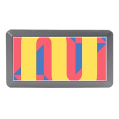 Rainbow Sign Yellow Red Blue Retro Memory Card Reader (mini) by Mariart