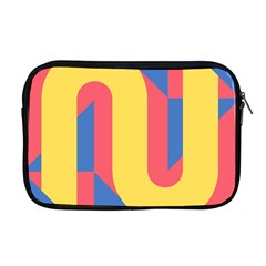 Rainbow Sign Yellow Red Blue Retro Apple Macbook Pro 17  Zipper Case by Mariart