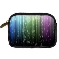 Numerical Animation Random Stripes Rainbow Space Digital Camera Cases by Mariart