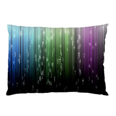 Numerical Animation Random Stripes Rainbow Space Pillow Case (two Sides) by Mariart