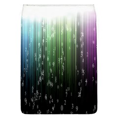 Numerical Animation Random Stripes Rainbow Space Flap Covers (l)  by Mariart