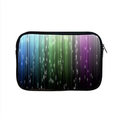 Numerical Animation Random Stripes Rainbow Space Apple Macbook Pro 15  Zipper Case by Mariart