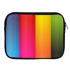 Rainbow Stripes Vertical Lines Colorful Blue Pink Orange Green Apple Ipad 2/3/4 Zipper Cases by Mariart