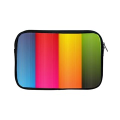 Rainbow Stripes Vertical Lines Colorful Blue Pink Orange Green Apple Ipad Mini Zipper Cases by Mariart