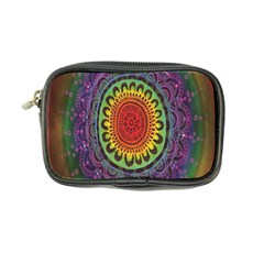 Rainbow Mandala Circle Coin Purse