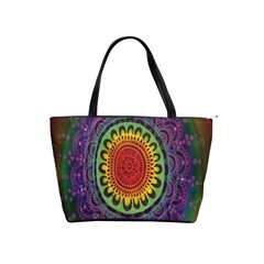 Rainbow Mandala Circle Shoulder Handbags