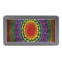 Rainbow Mandala Circle Memory Card Reader (mini) by Mariart