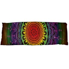 Rainbow Mandala Circle Body Pillow Case (dakimakura)