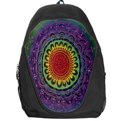 Rainbow Mandala Circle Backpack Bag