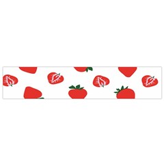 Red Fruit Strawberry Pattern Flano Scarf (small) by Mariart