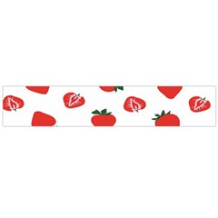 Red Fruit Strawberry Pattern Flano Scarf (large) by Mariart