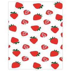 Red Fruit Strawberry Pattern Drawstring Bag (small) by Mariart