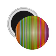 Rainbow Stripes Vertical Colorful Bright 2 25  Magnets