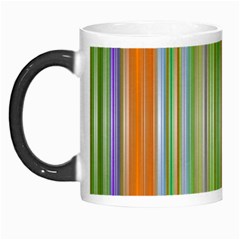 Rainbow Stripes Vertical Colorful Bright Morph Mugs