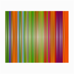 Rainbow Stripes Vertical Colorful Bright Small Glasses Cloth