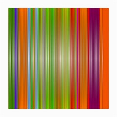 Rainbow Stripes Vertical Colorful Bright Medium Glasses Cloth (2-side)