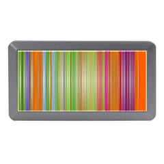 Rainbow Stripes Vertical Colorful Bright Memory Card Reader (mini)