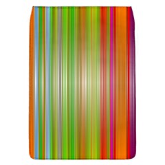 Rainbow Stripes Vertical Colorful Bright Flap Covers (l) 