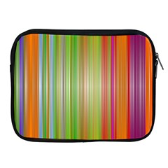 Rainbow Stripes Vertical Colorful Bright Apple Ipad 2/3/4 Zipper Cases