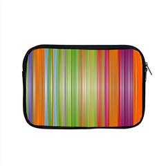 Rainbow Stripes Vertical Colorful Bright Apple MacBook Pro 15  Zipper Case