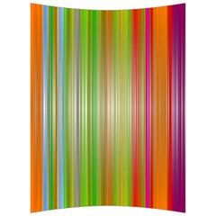 Rainbow Stripes Vertical Colorful Bright Back Support Cushion by Mariart