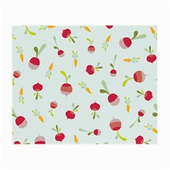 Root Vegetables Pattern Carrots Small Glasses Cloth (2-side) by Mariart