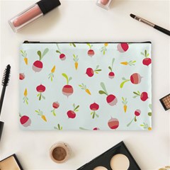 Root Vegetables Pattern Carrots Cosmetic Bag (large)  by Mariart