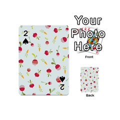 Root Vegetables Pattern Carrots Playing Cards 54 (mini) 