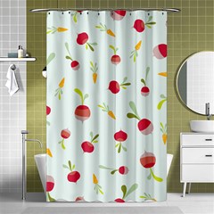 Root Vegetables Pattern Carrots Shower Curtain 48  X 72  (small) 