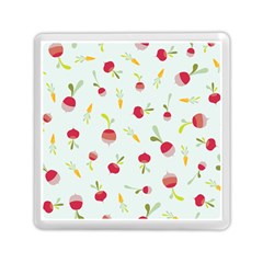 Root Vegetables Pattern Carrots Memory Card Reader (square)  by Mariart