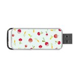 Root Vegetables Pattern Carrots Portable USB Flash (One Side) Front